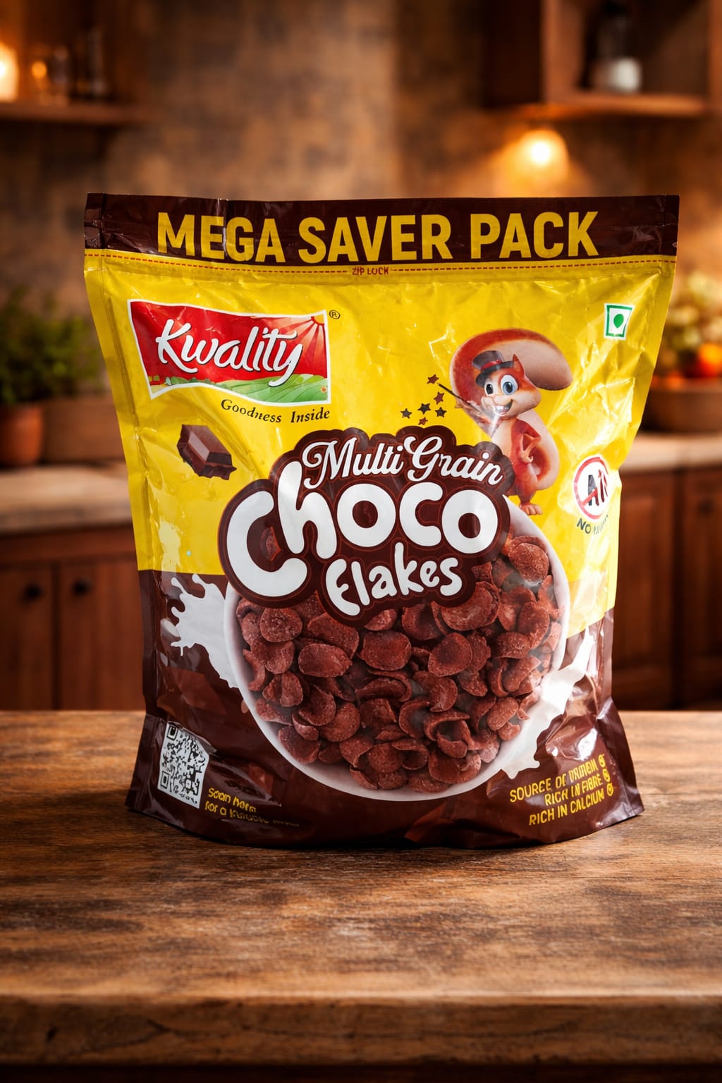 Multi grain choco flakes